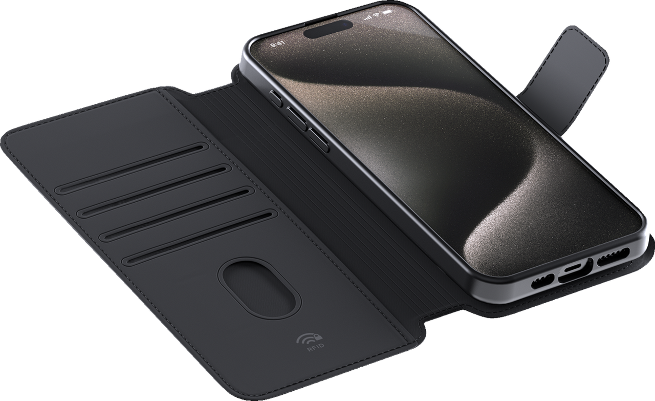 SP Connect Case SPC+ Magnetic Flip Cover XL Black