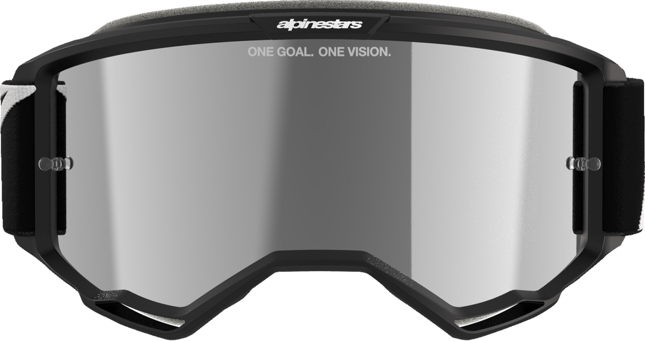 Alpinestars Vision 5 Goggle - Corp Black Silver Mirror Len