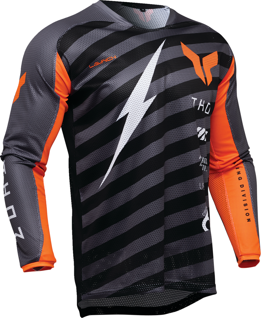 Thor 2025 Launchmode Vented Air Jersey Pant Combo Raid Charcoal/Black