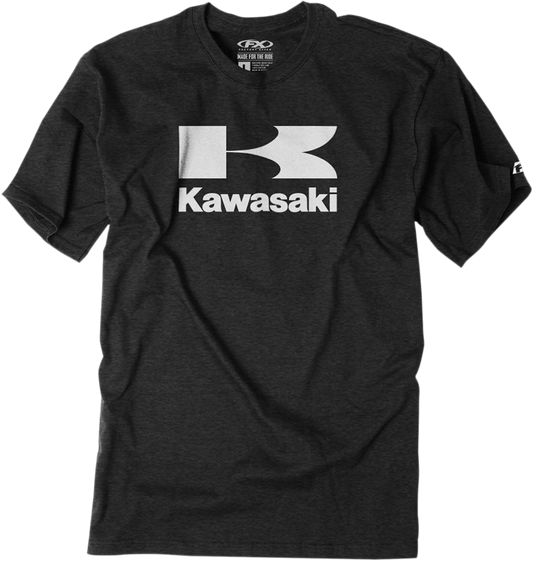 Factory Effex Kawasaki Flying K T-Shirt Heather Charcoal