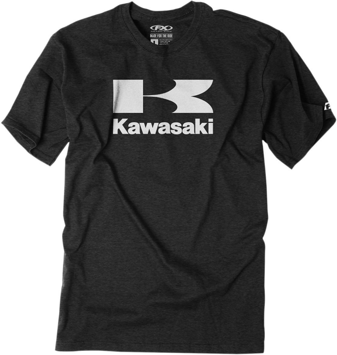 Factory Effex Kawasaki Flying-K T-Shirt - Heather Charcoal