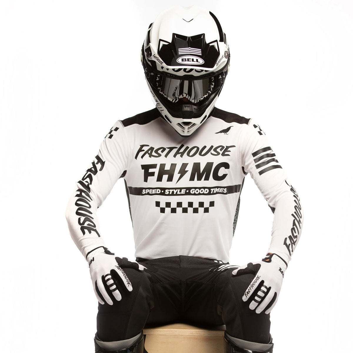 Fasthouse A/C Elrod Jersey - White