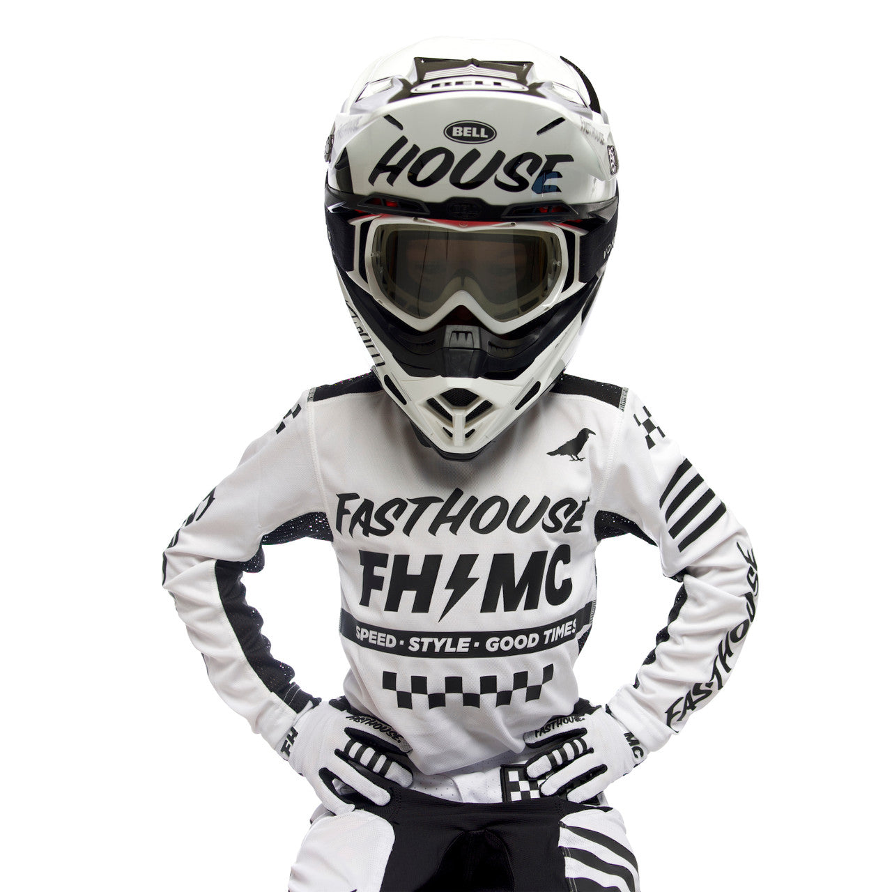 Fasthouse Youth A/C Elrod Jersey - White