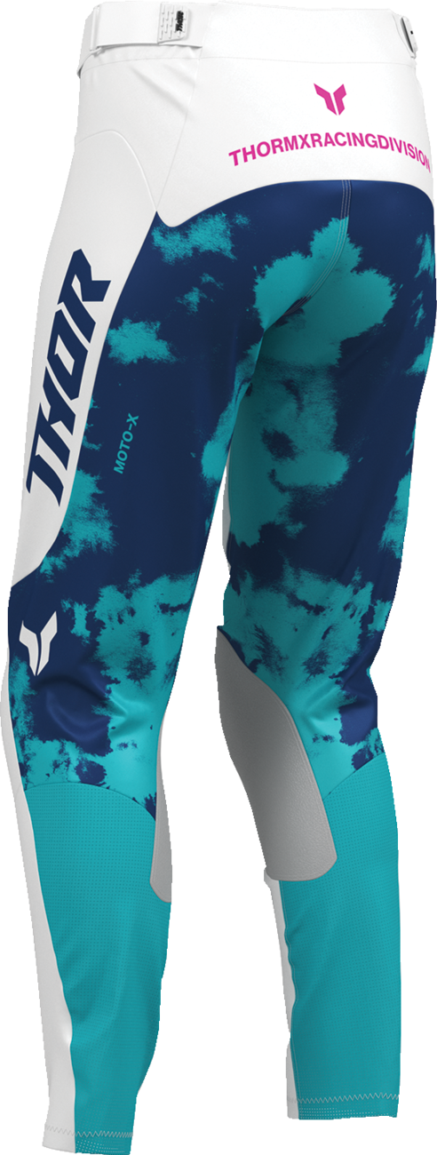 Thor 2026 Womens Launchmode Bleach White/Aqua Jersey Pant Combo