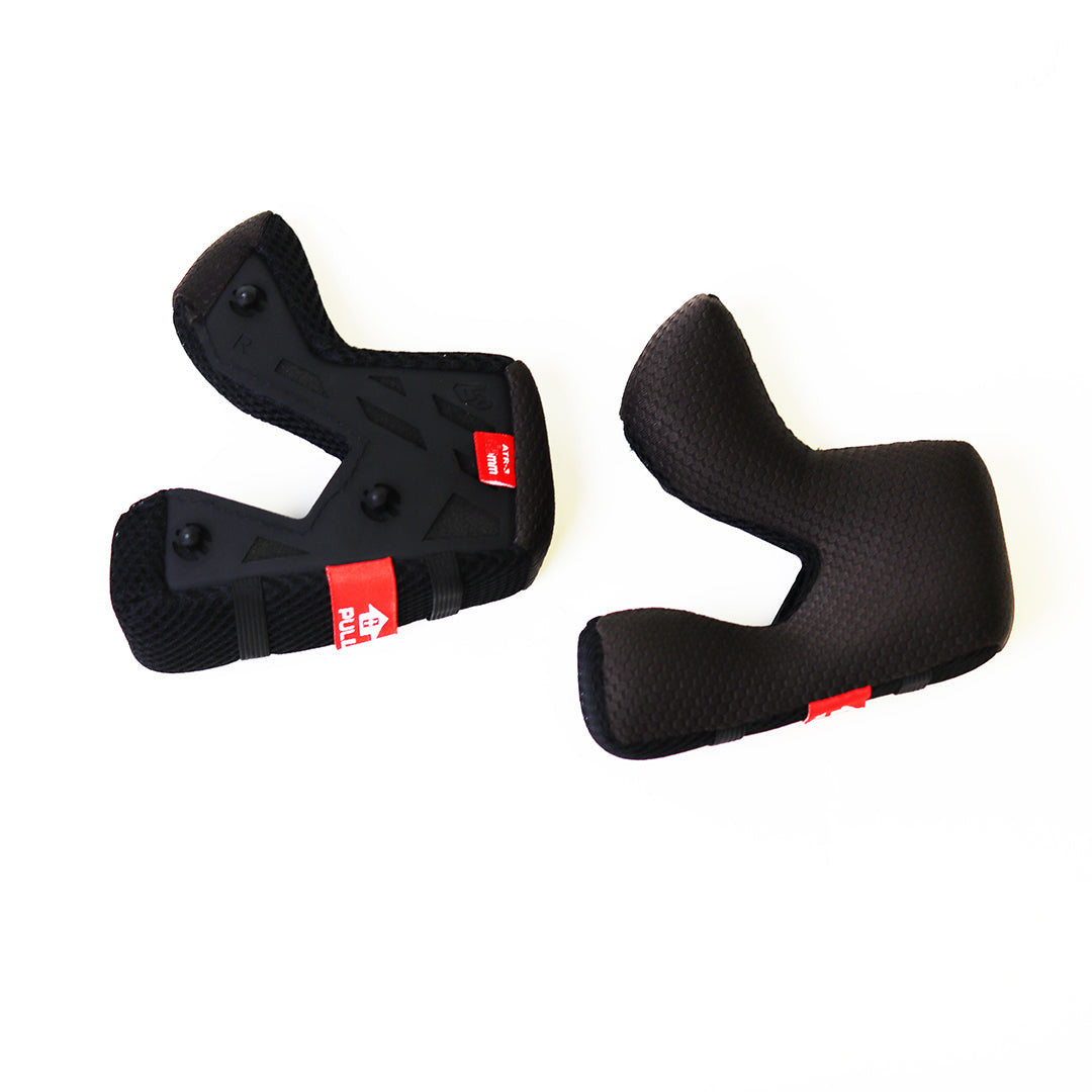 6D ATR-3 Cheek Pad Set Helmet Black