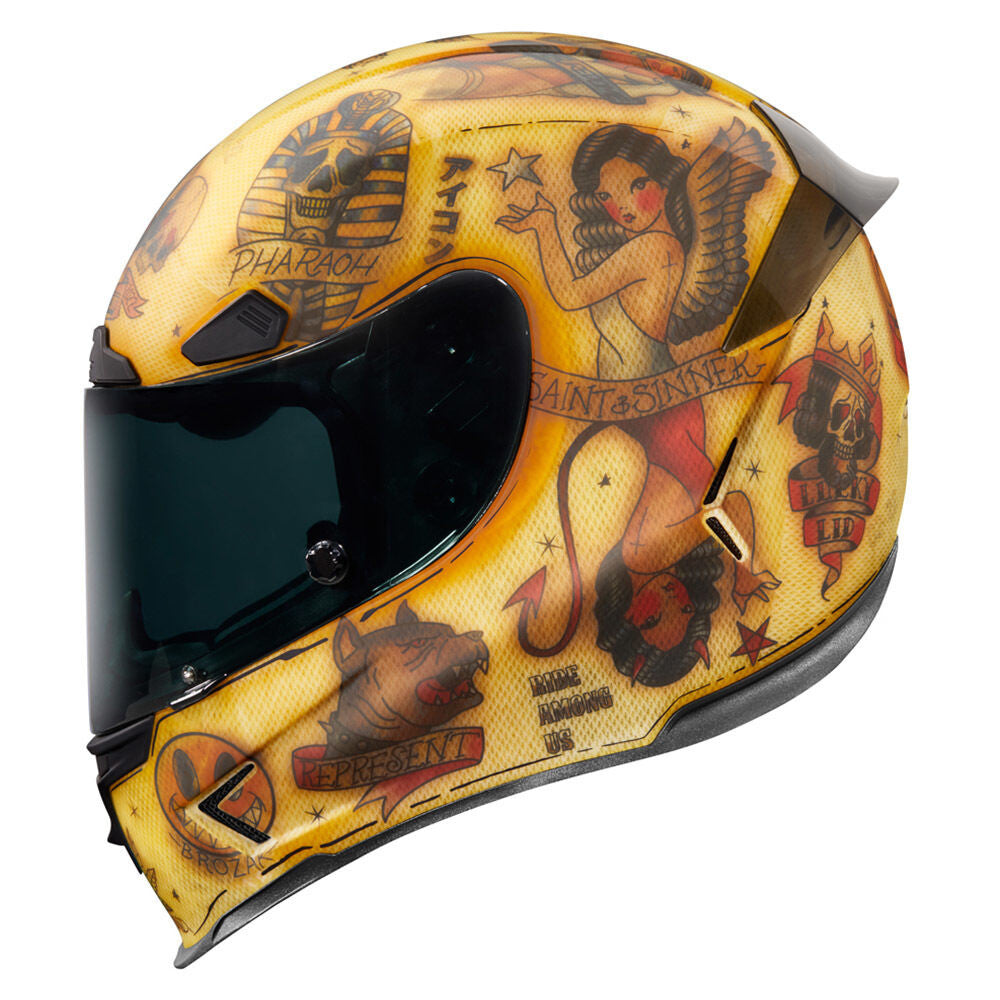 icon airframe pro pharaoh helmet l Icon Airframe Pro Stick and Poke Helmet – Motocrossgiant