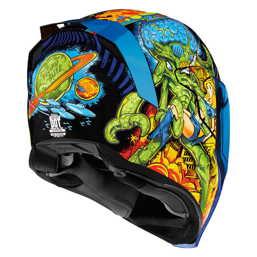 Icon Airflite Full Face Helmet Bugoid Blitz