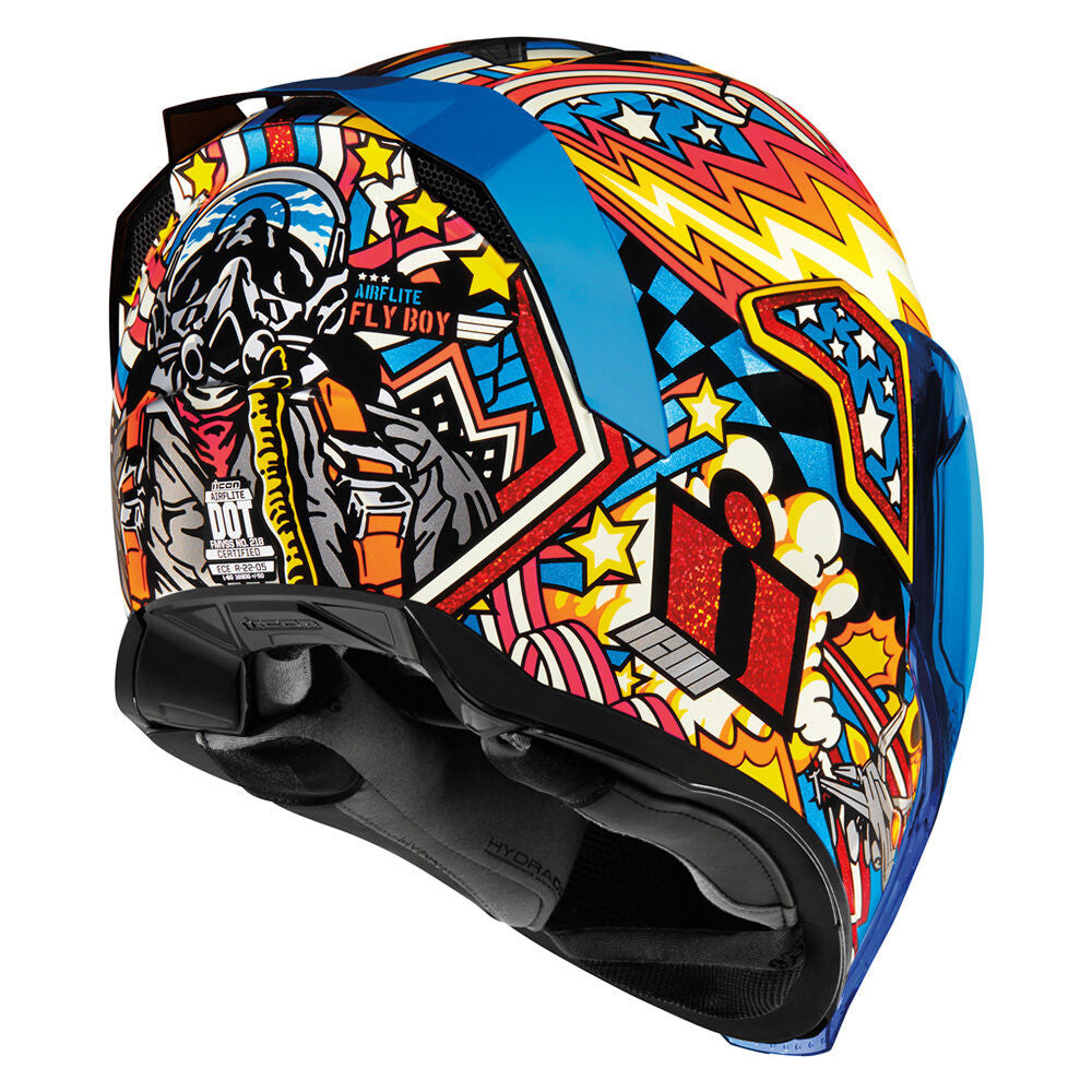 Icon Airflite Full Face Helmet Flyboy Blue
