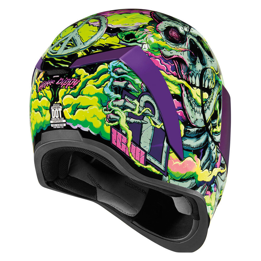 Icon Airform Full Face Helmet Hippie Dippy