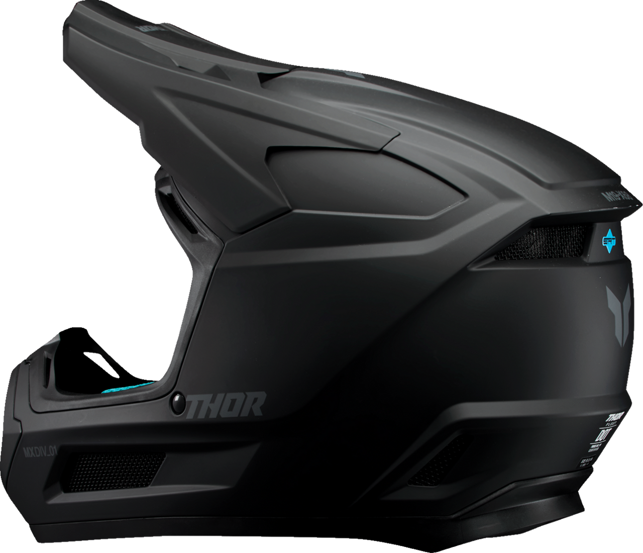 Thor 2025 Youth Fleet Helmet Blackout