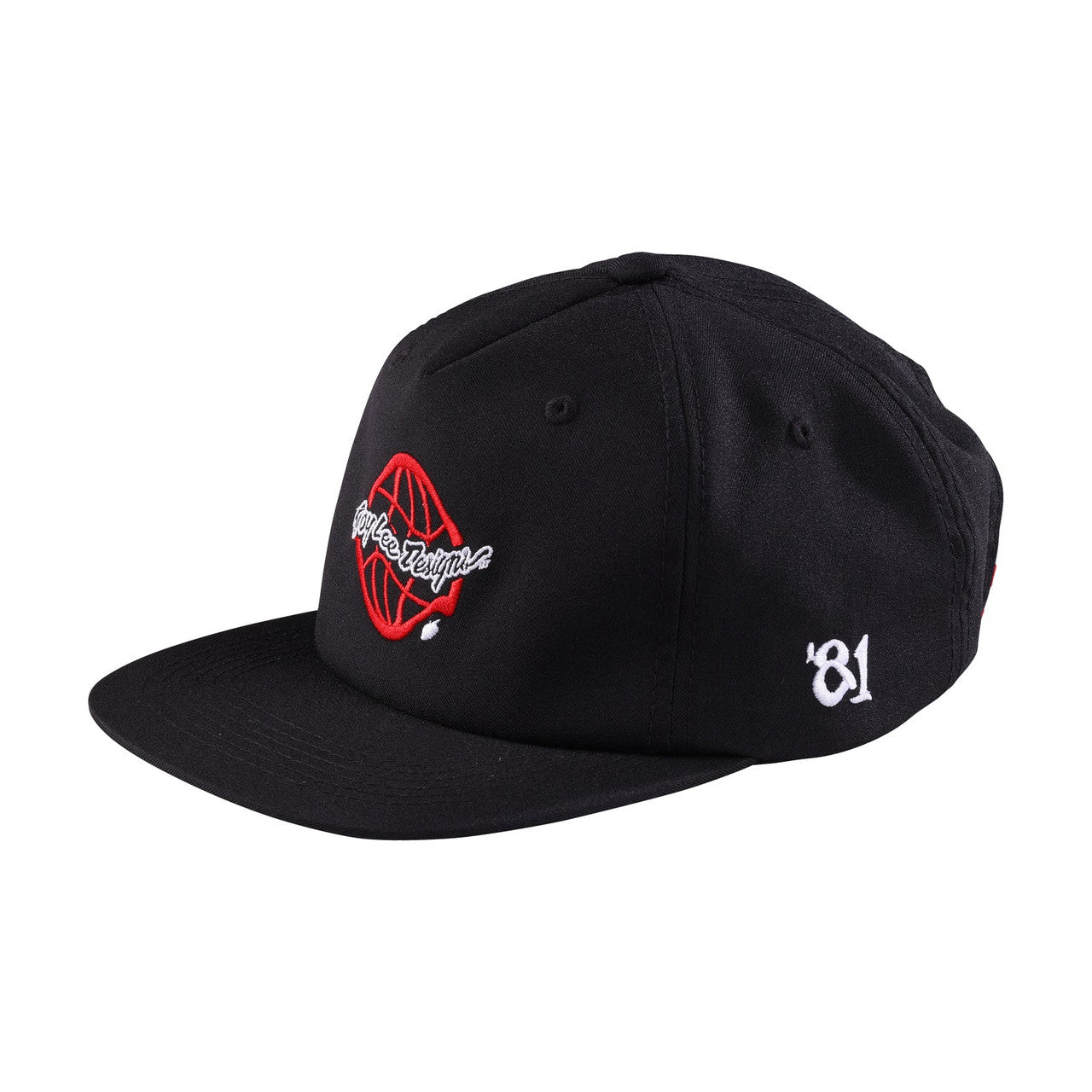 Troy Lee Designs Unstructured Strapback Global Black