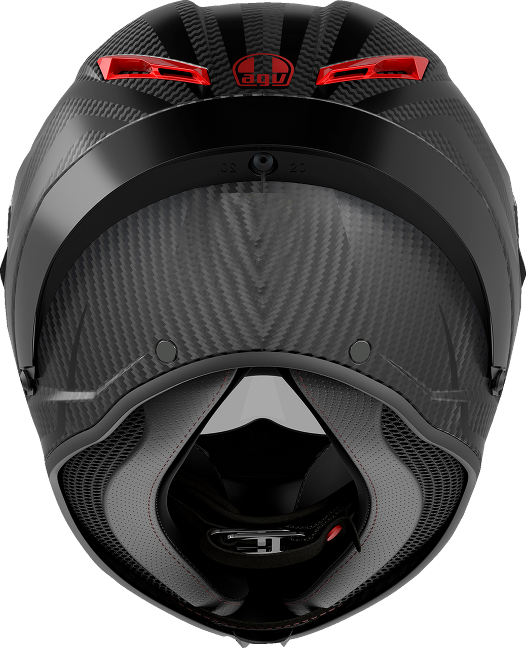AGV Pista GP RR Full Face Helmet Intrepido Matte Carbon/Black/Red