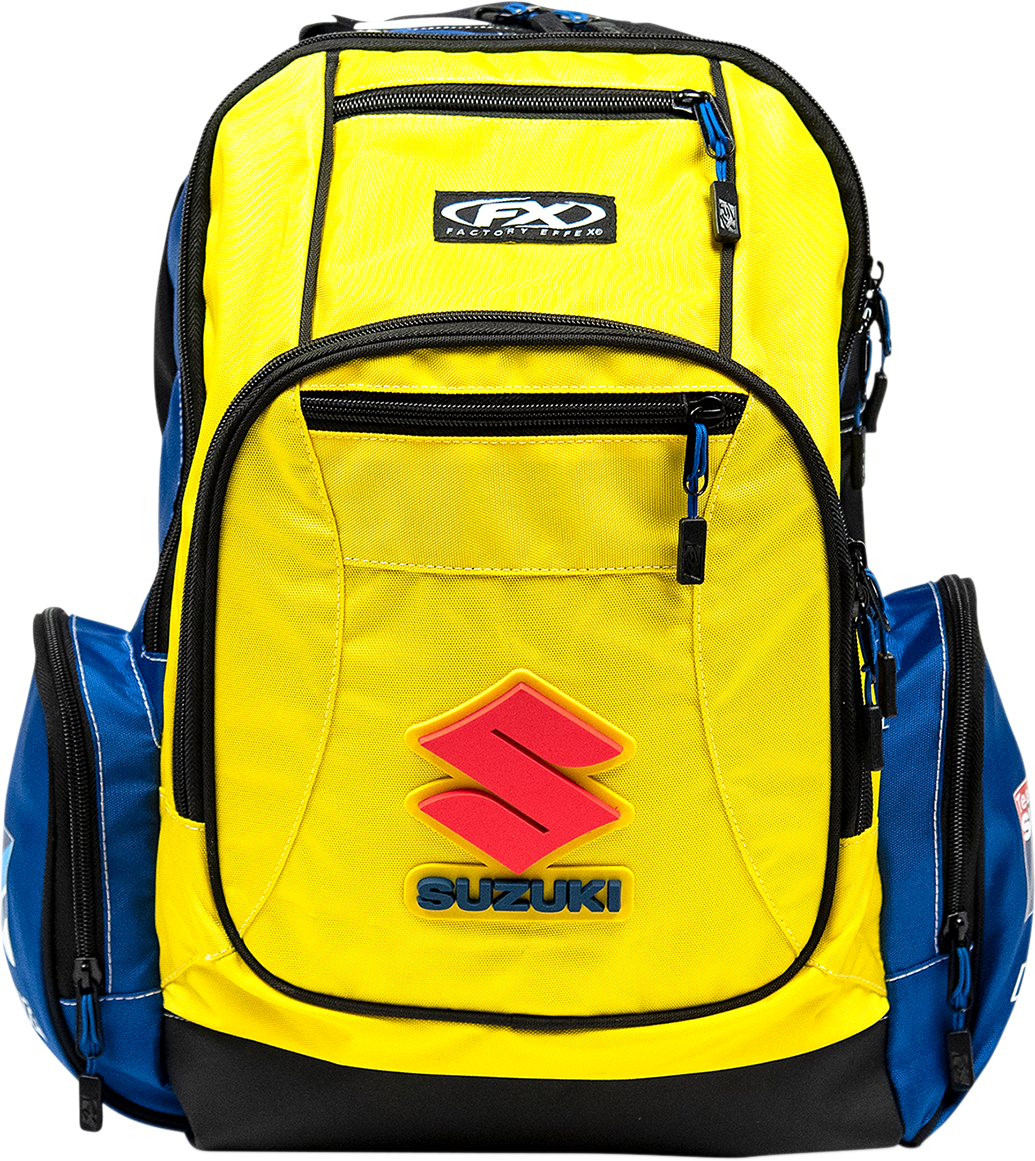 Factory Effex Suzuki Premium Backpack Yellow