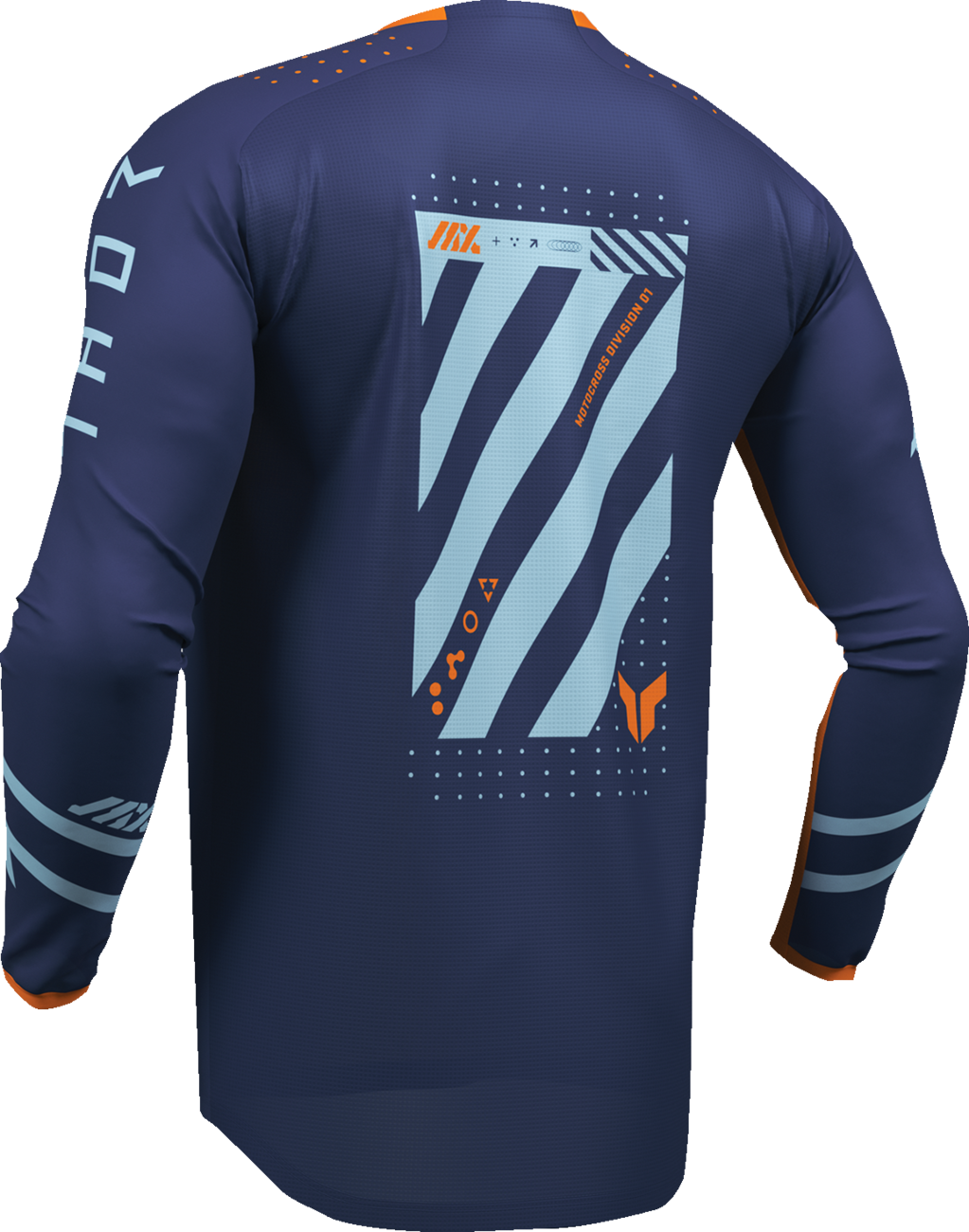 Thor 2026 Youth Launchmode Futura Navy/Orange Jersey Pant Combo