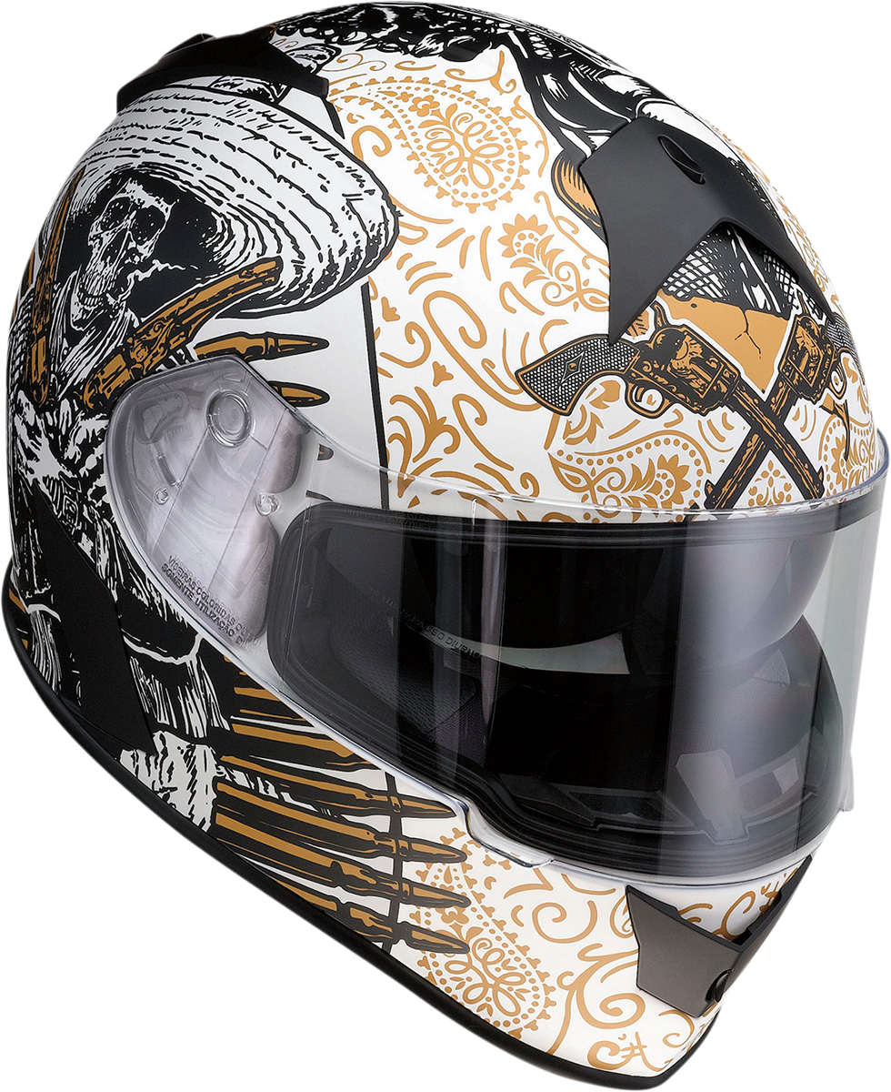 Z1R Warrant Sombrero Full Face Helmet White/Gold