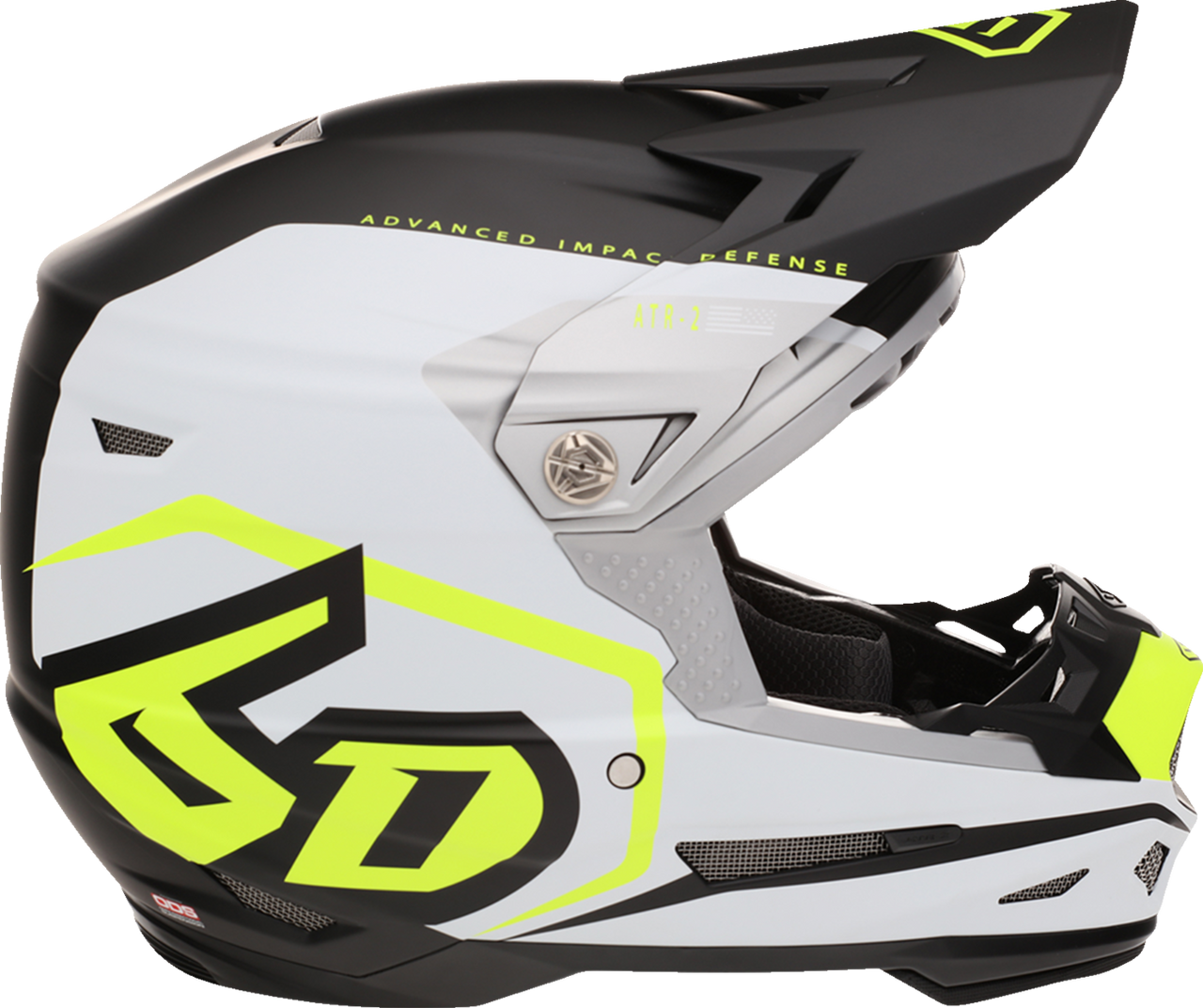 6D Helmets ATR-2 Offroad Helmet - Delta - Neon Yellow