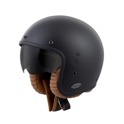 Scorpion 2017 Belfast Solid Open Face Helmet - Matte Black