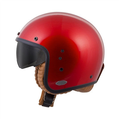 Scorpion 2017 Belfast Solid Open Face Helmet - Candy Red