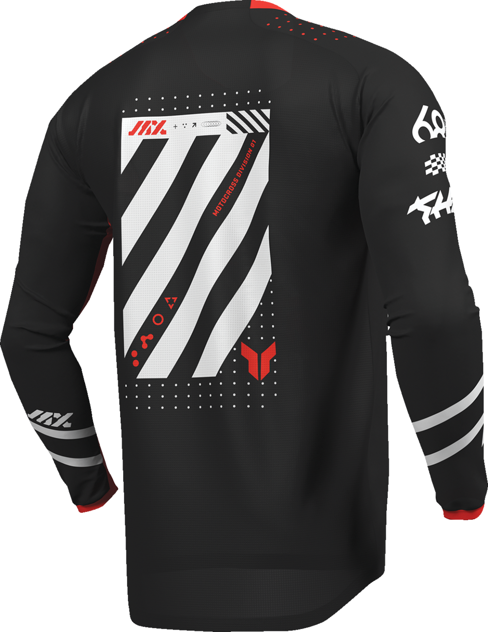 Thor 2026 Youth Launchmode Futura Black/Red Jersey Pant Combo