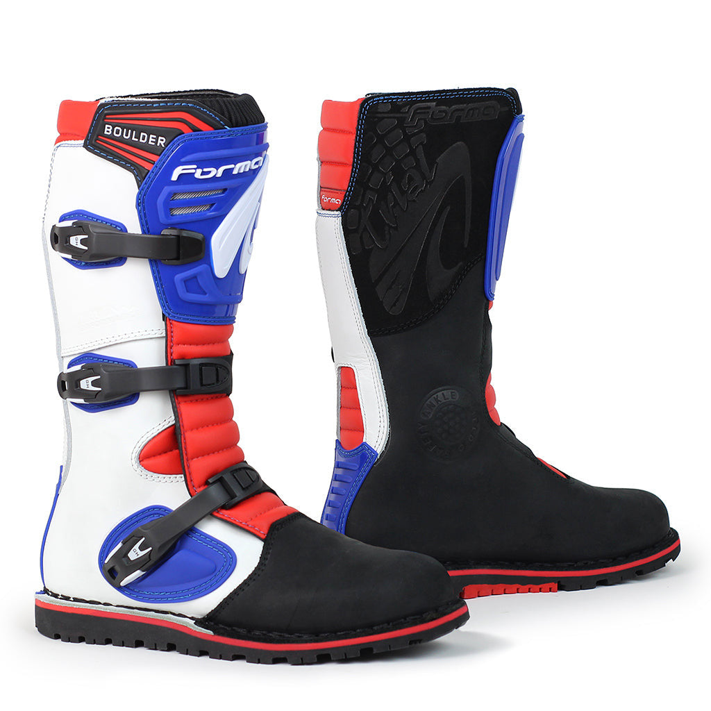 Forma Boulder Boots - White/Blue/Red