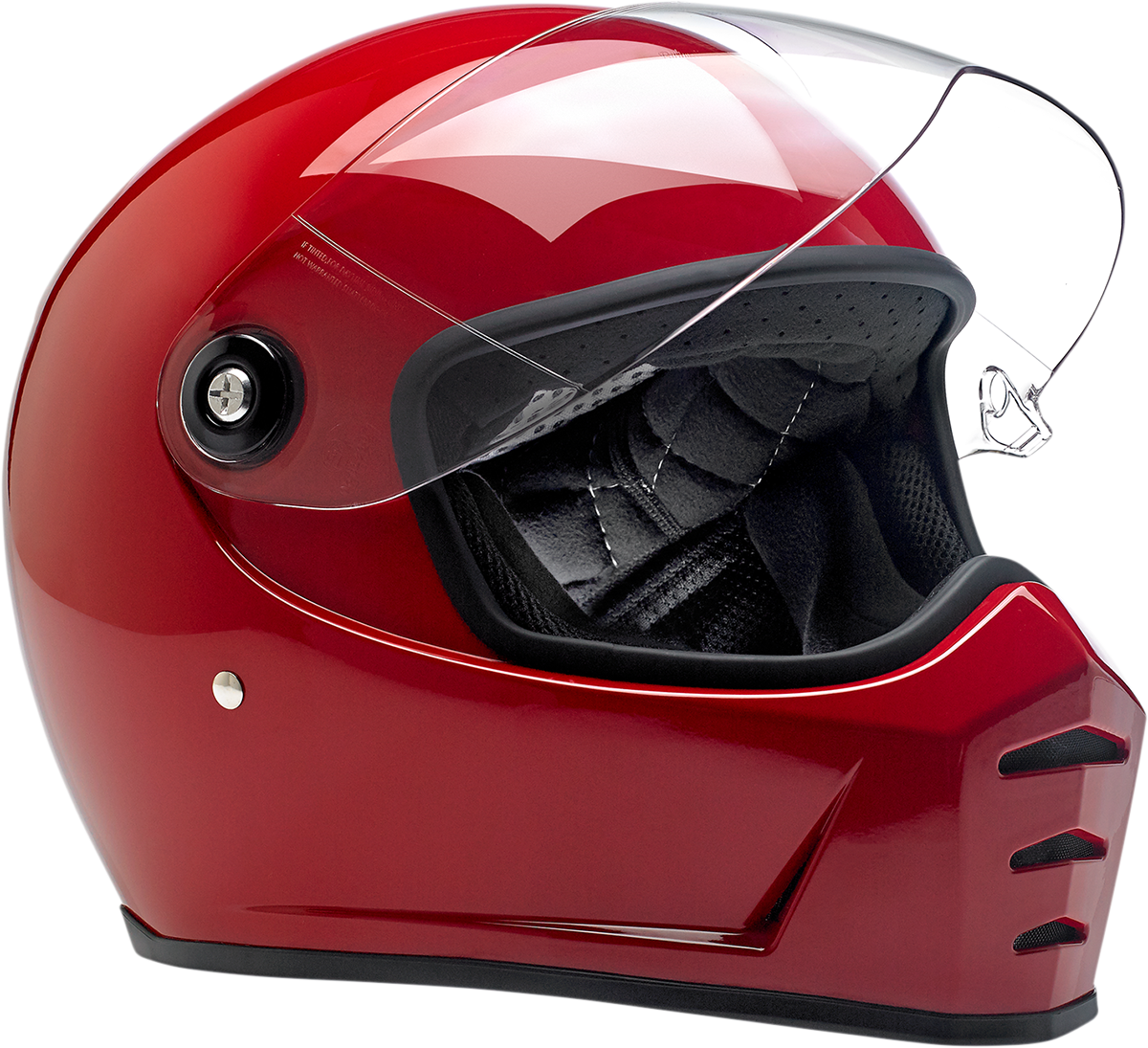 Biltwell Lane Splitter Full Face Helmet Gloss Blood Red