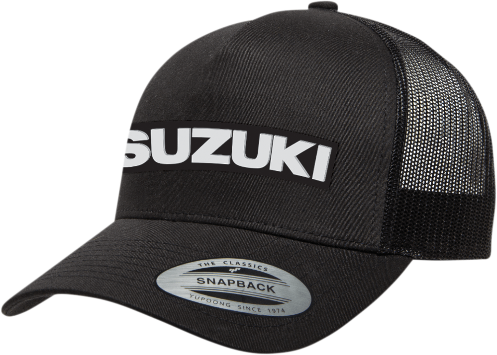Factory Effex Suzuki Core Curved Bill Hat Black Mesh