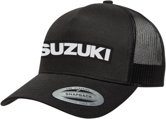 Factory Effex Suzuki Core Curved Bill Hat Black Mesh