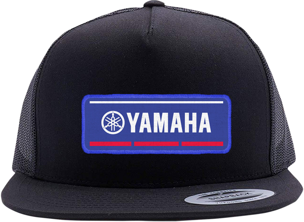 Factory Effex Yamaha Vector Snapback Hat Black-Grey Mesh