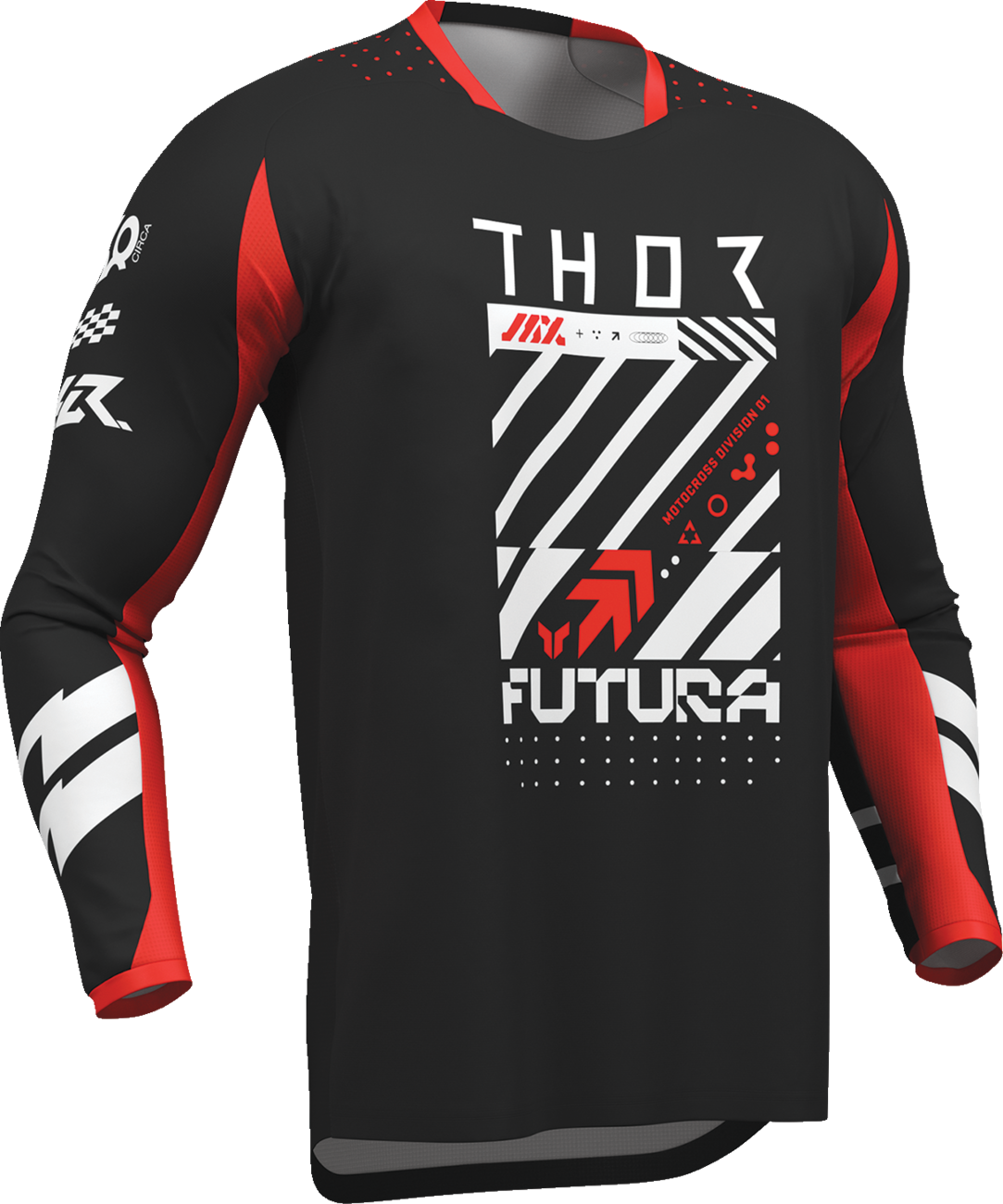 Thor 2026 Launchmode Futura Black/Red Jersey Pant Combo