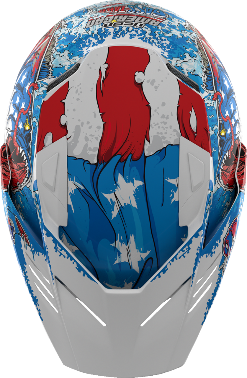 ICON Elsinore Helmet American Basstard Blue