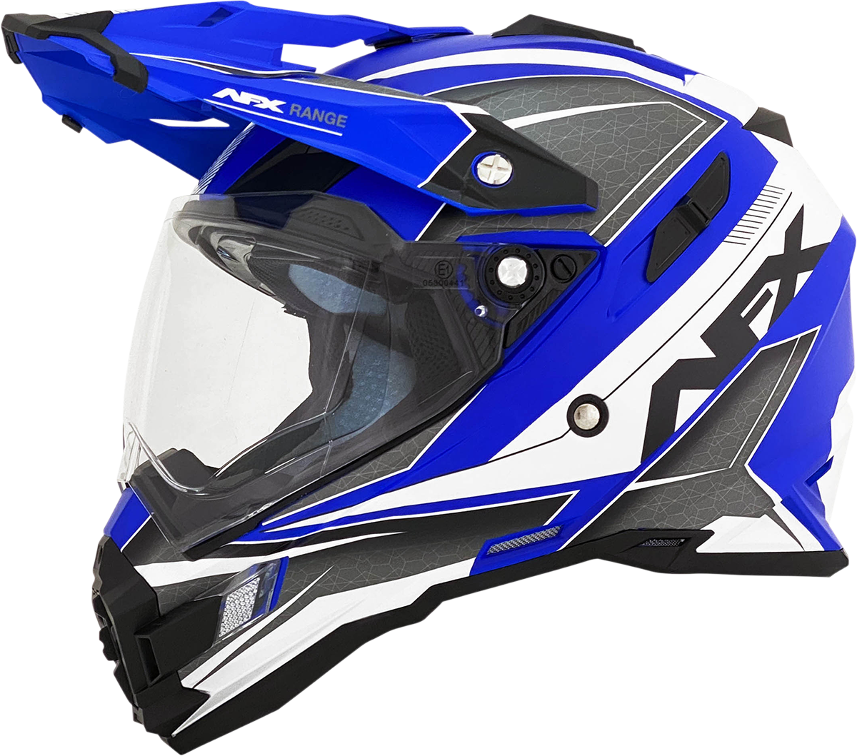 AFX FX-41 Dual Sport Adventure Helmet Range Matte Blue