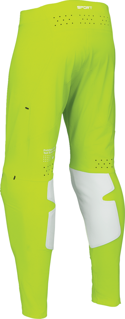 Thor 2025 SPORTMODE Riot Pants White/Acid