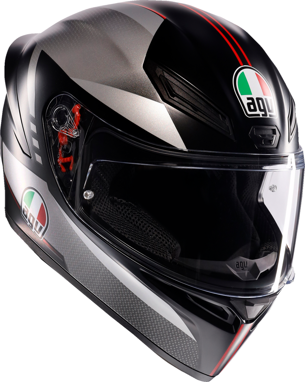 AGV K1 S Full Face Helmet Lap Matte Black/Gray/Red