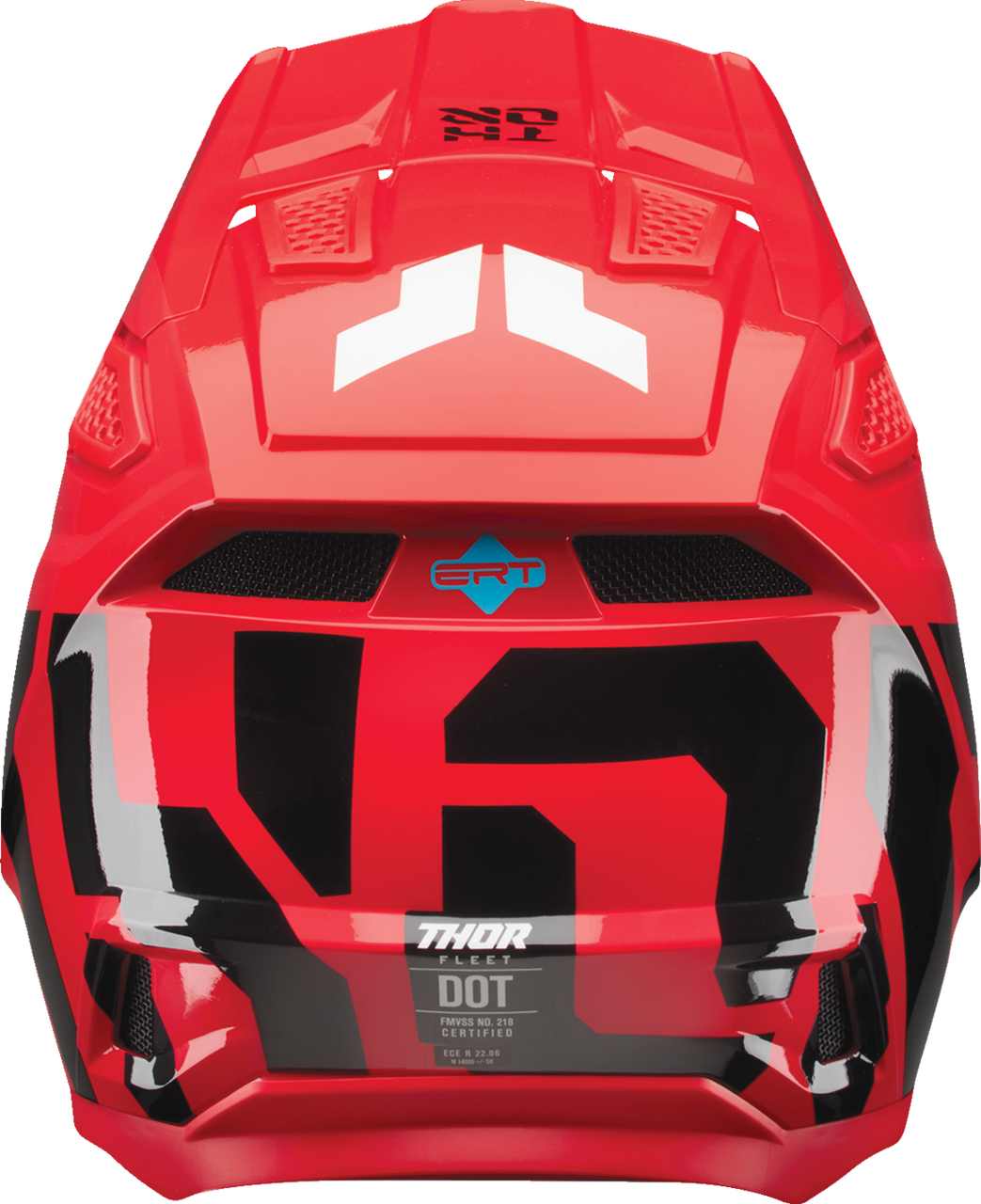Thor 2025 Fleet Helmet Forge Red