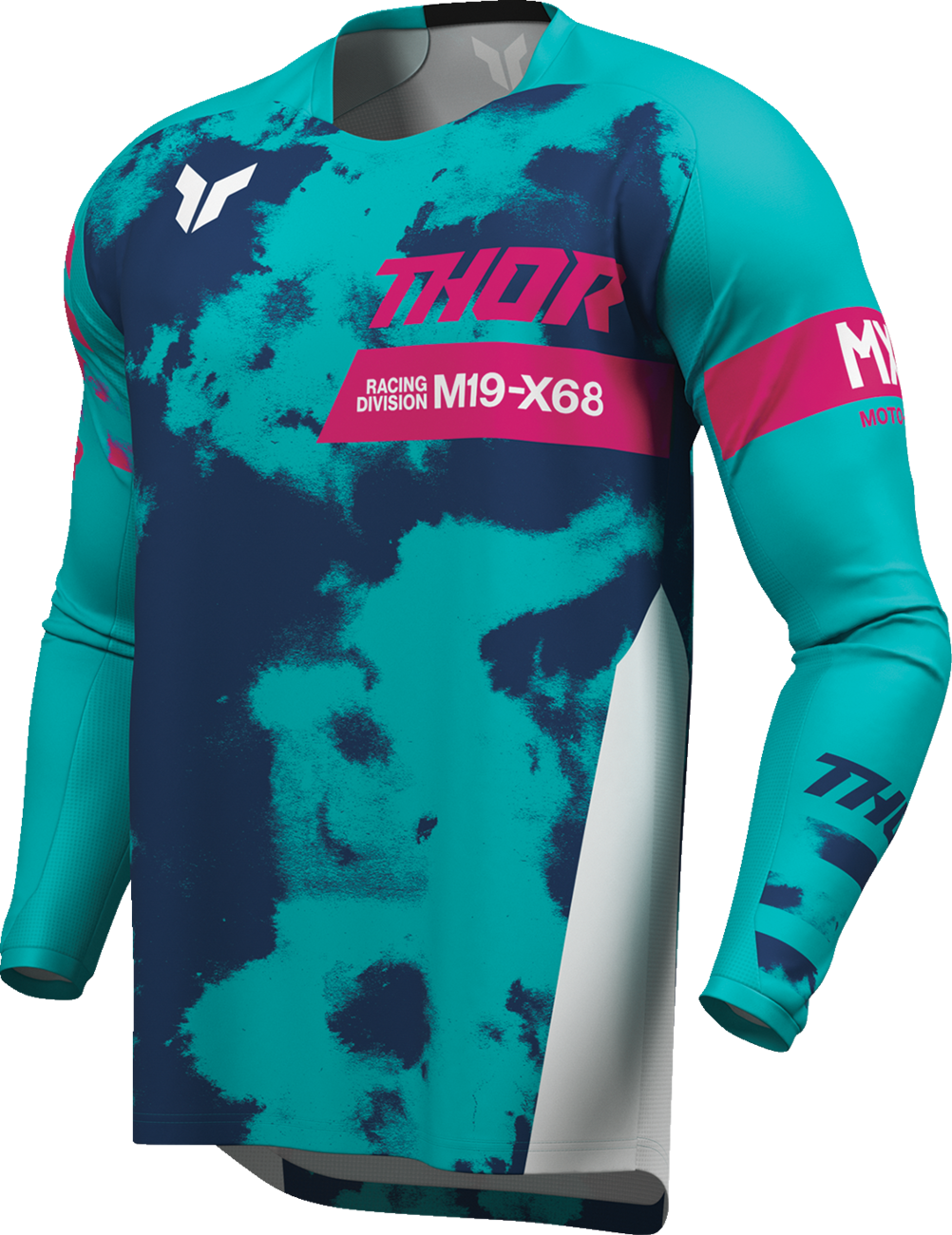 Thor 2026 Launchmode Bleach White/Aqua Jersey Pant Combo