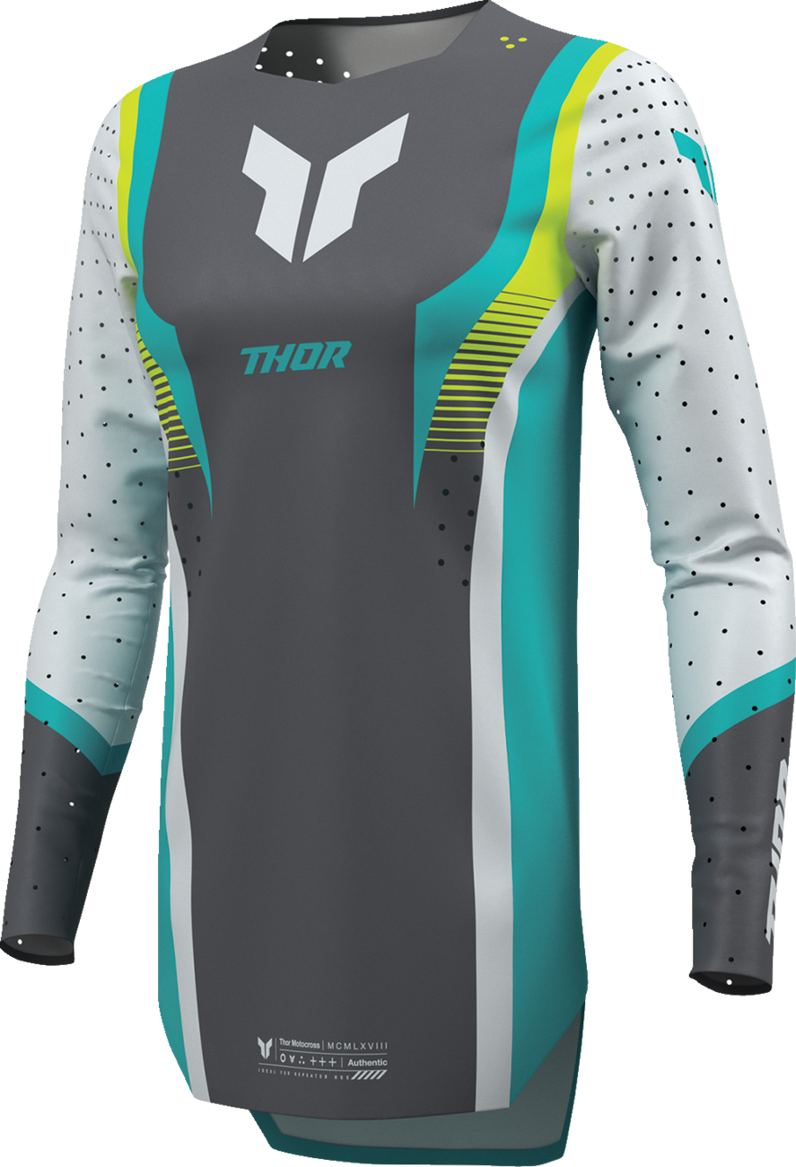 Thor 2026 Womens Sportmode Velocity Gray/Aqua Jersey Pant Combo