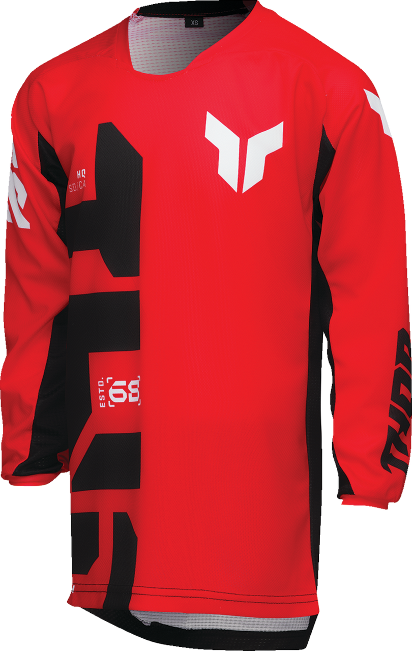 Thor 2025 Youth LAUNCHMODE Forge Jersey Red