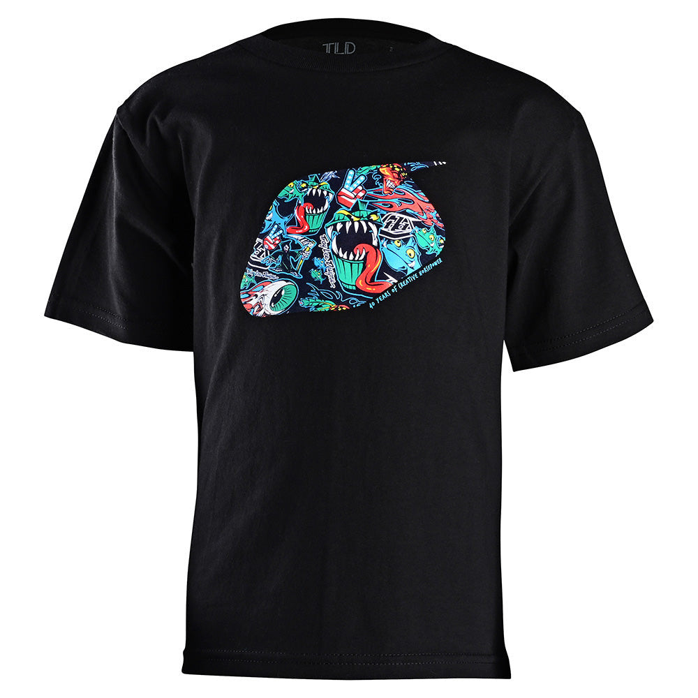 Troy Lee Designs Youth History SS Tee Black