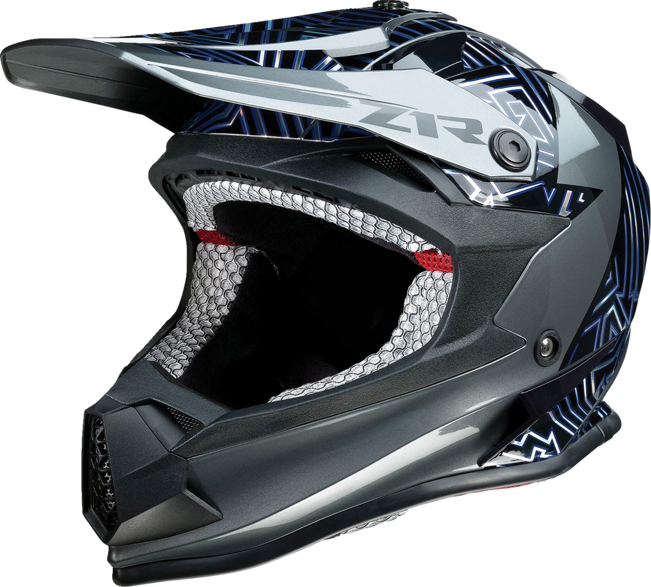 Z1R Youth F.I. Lumen MIPS Offroad Helmet Iridescent