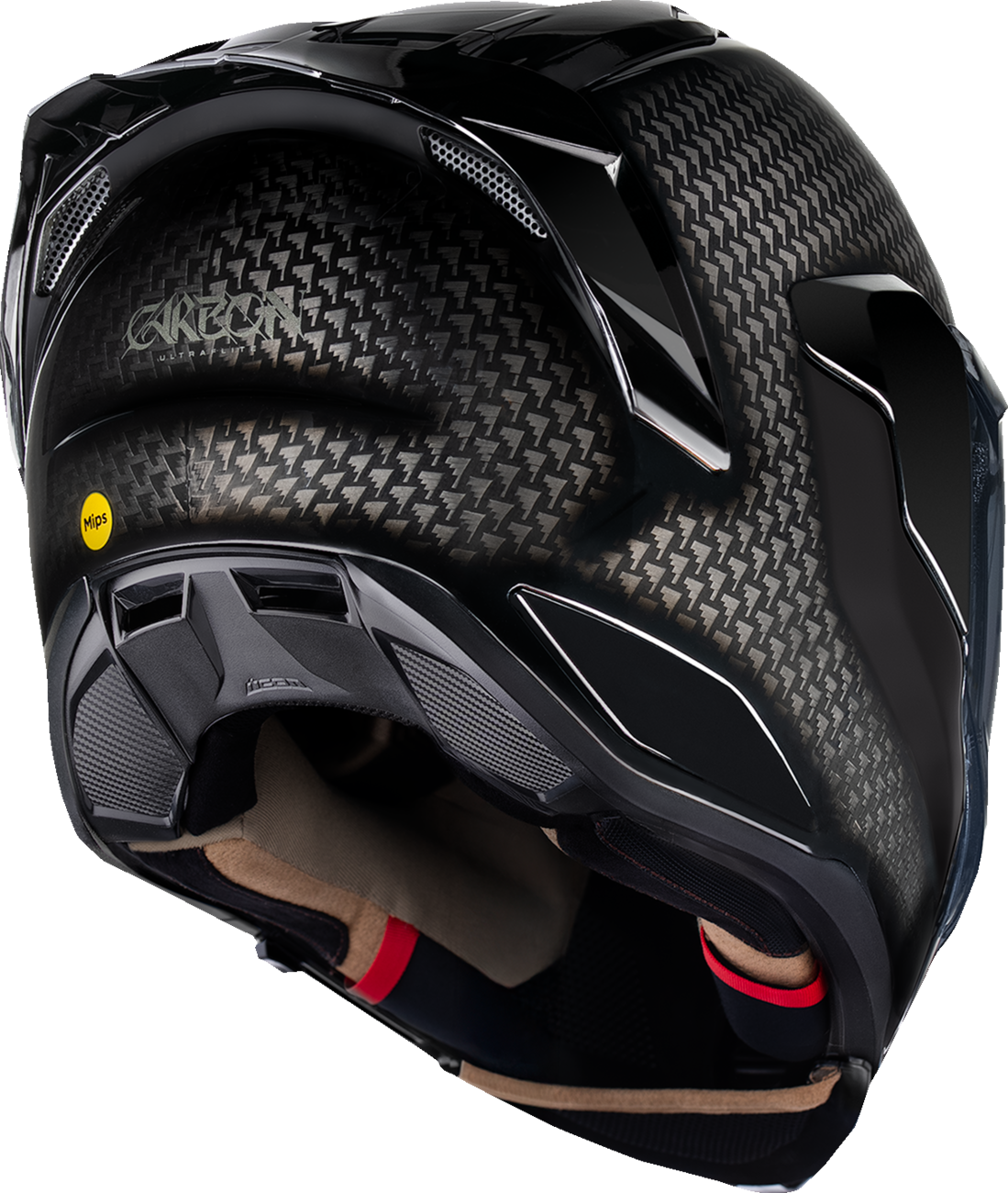 ICON Ultraflite Full Face Helmet Carbon MIPS Black