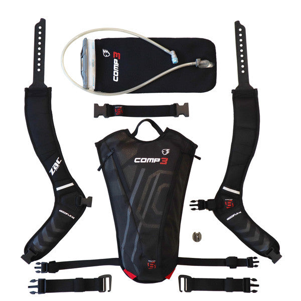 Zacspeed Comp 3 3L Hydration Backpack - Black