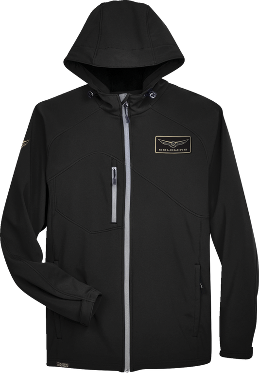 Factory Effex Gold Wing Mens Soft-Shell Jacket Black
