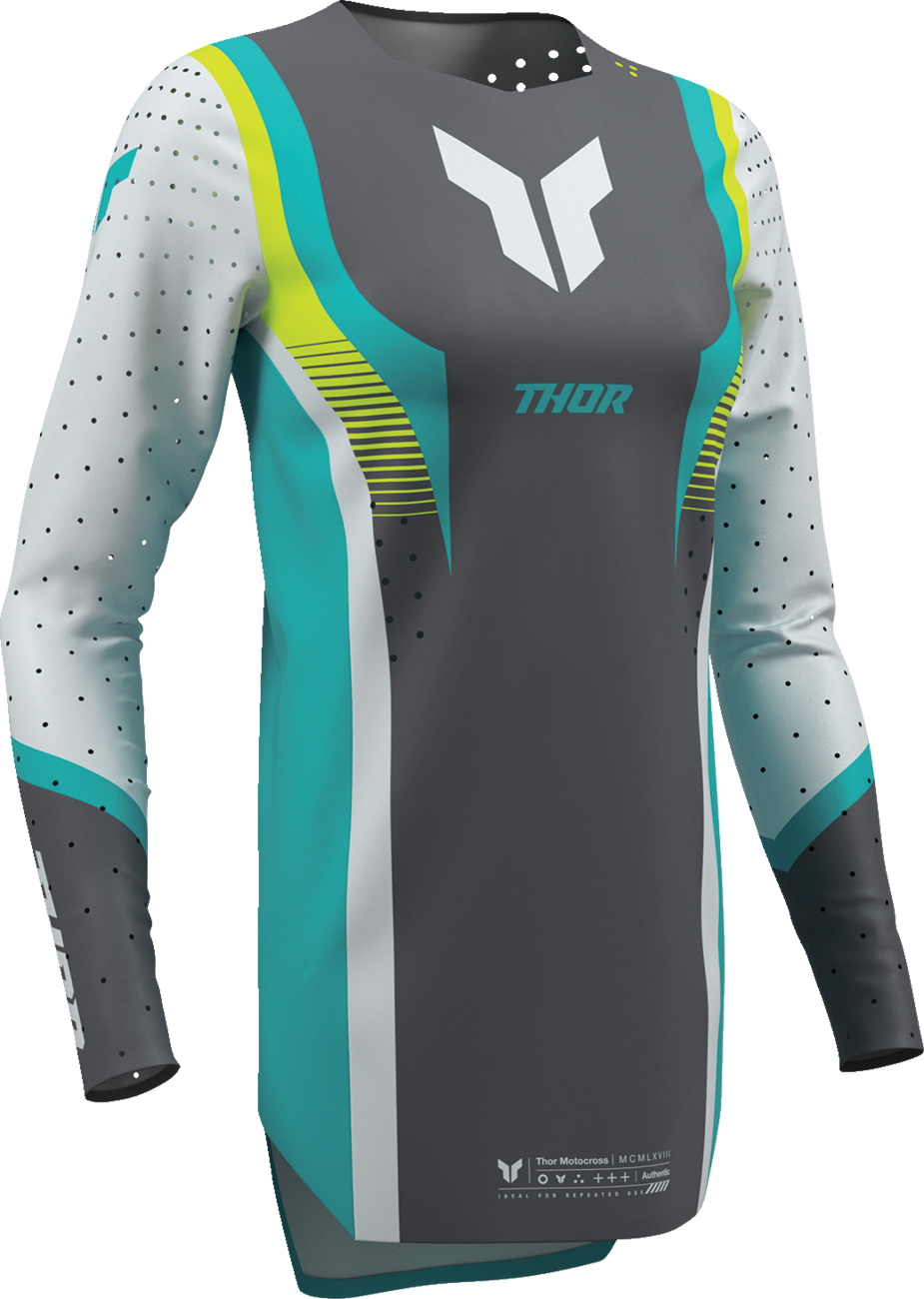 Thor 2026 Womens Sportmode Velocity Gray/Aqua Jersey Pant Combo