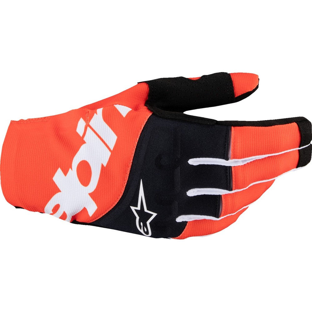 Alpinestars Techstar MX Gloves Black/Hot Orange