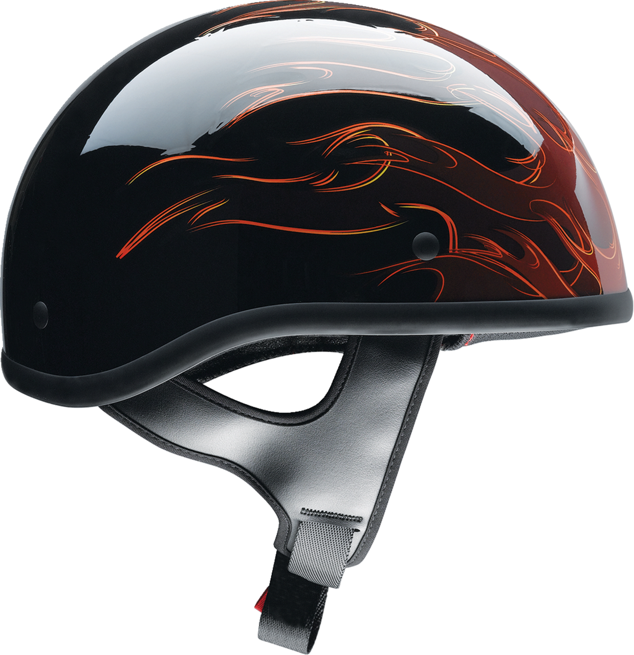 Z1R CC Beanie Hellfire Half Helmet Red