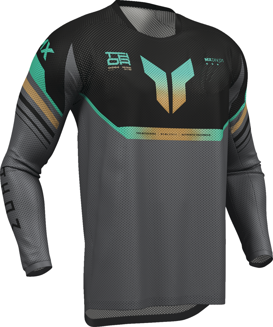 Thor 2026 Launchmode Air Raptor Black/Charcoal Jersey Pant Combo