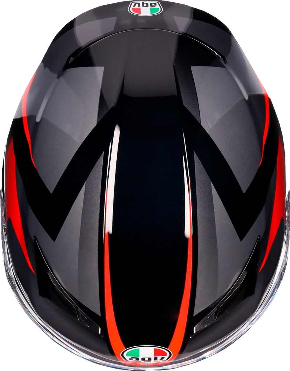 AGV K3 Full Face Helmet Striga Black/Gray/Red