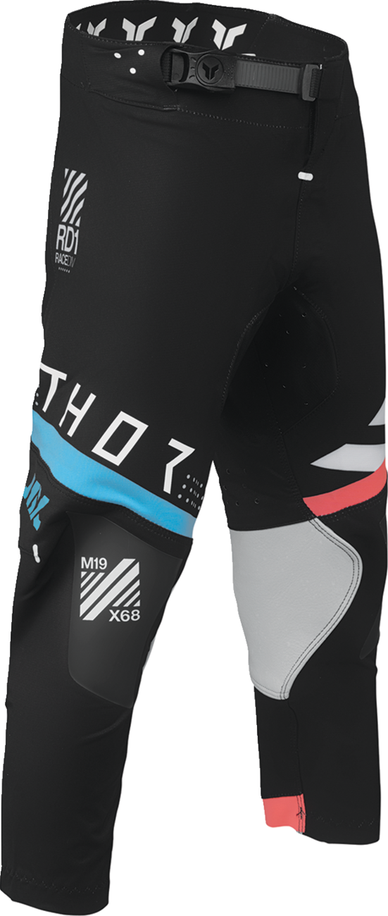 Thor 2026 Youth Sportmode Synth Black Jersey Pant Combo