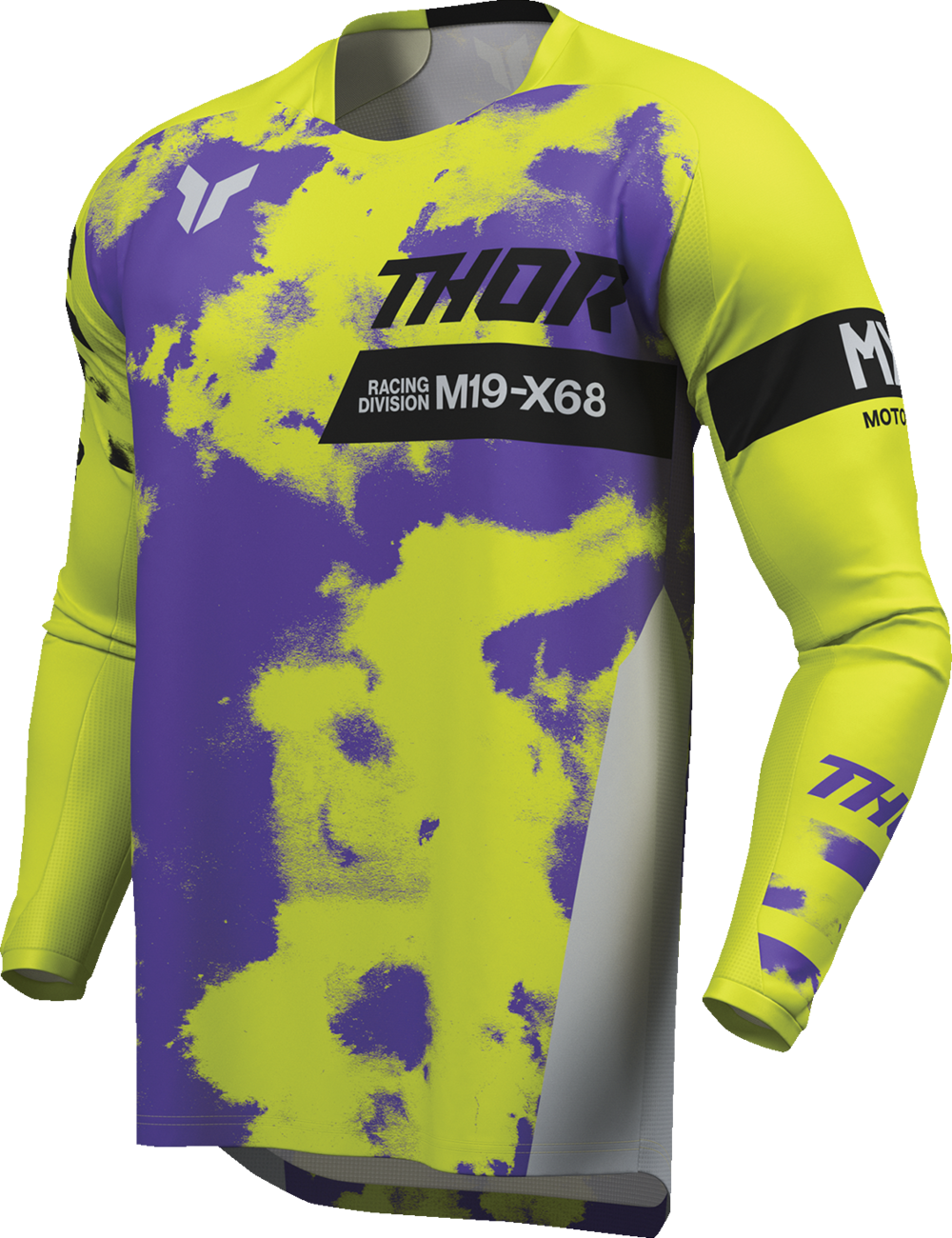 Thor 2026 Youth Launchmode Bleach Gray/Acid Jersey Pant Combo
