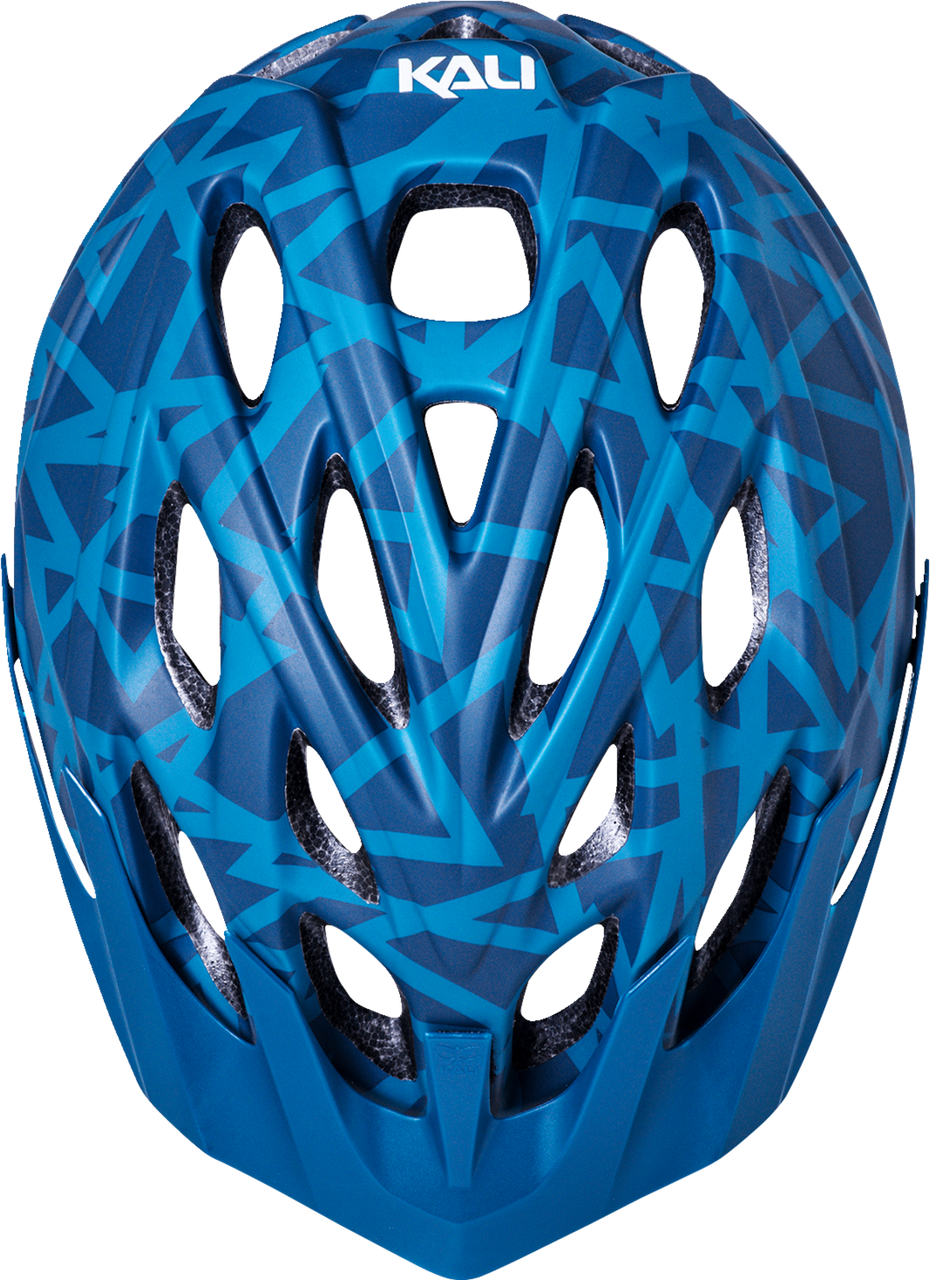 Kali Youth Chakra Plus Pyramid Bicycle Helmet Pyramid Matte Teal